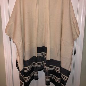 Vince Wool/Cashmere Poncho